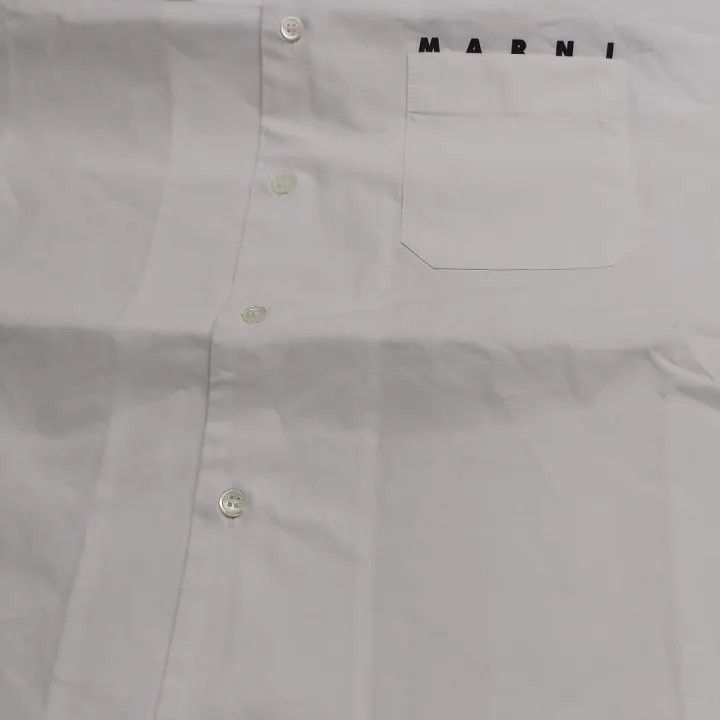 Marni Marni SS23 Logo Print Short Sleeve Shirt Size US M / EU 48-50 / 2 - 7 Thumbnail
