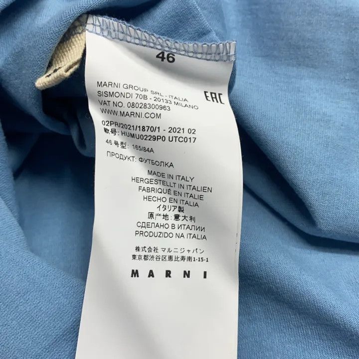 Marni Marni Printed Crew Neck Short Sleeve T-shirt Size US M / EU 48-50 / 2 - 4 Thumbnail