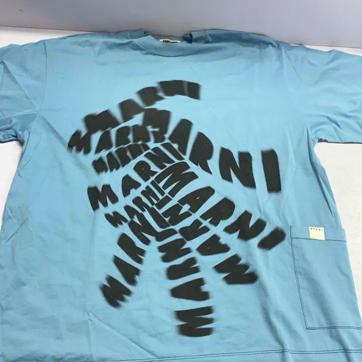 Marni Marni Printed Crew Neck Short Sleeve T-shirt Size US M / EU 48-50 / 2 - 11 Thumbnail