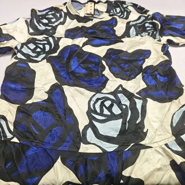 Marni Marni Floral Print Long Sleeve Shirt Size US M / EU 48-50 / 2 - 5 Thumbnail
