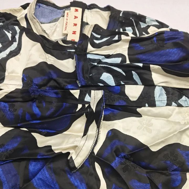 Marni Marni Floral Print Long Sleeve Shirt Size US M / EU 48-50 / 2 - 6 Thumbnail