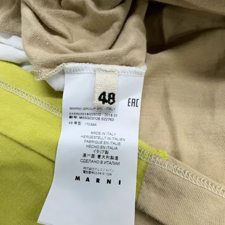 Marni Marni Casual Color Block Short Sleeve T-Shirt Size US L / EU 52-54 / 3 - 4 Thumbnail