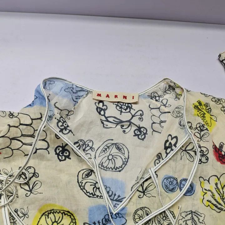 Marni Marni Patterned Long Sleeve Shirt Size US M / EU 48-50 / 2 - 9 Thumbnail