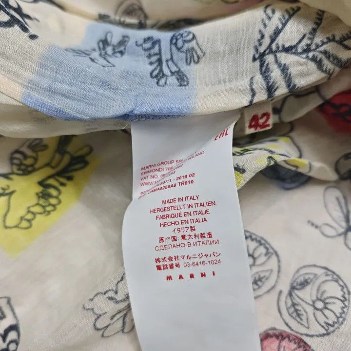 Marni Marni Patterned Long Sleeve Shirt Size US M / EU 48-50 / 2 - 6 Thumbnail