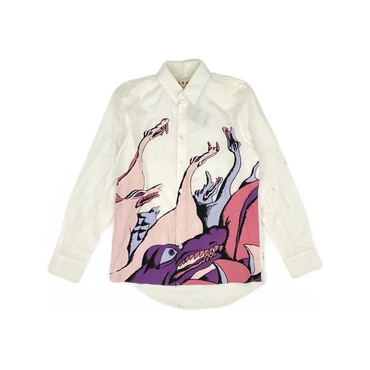 Marni Marni Casual Fashion Long Sleeve Shirt Size US S / EU 44-46 / 1 - 2 Thumbnail