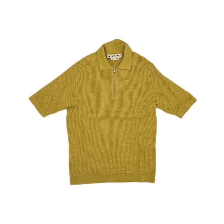 Marni Marni Casual Solid Color Polo Shirt Size US M / EU 48-50 / 2 - 2 Thumbnail