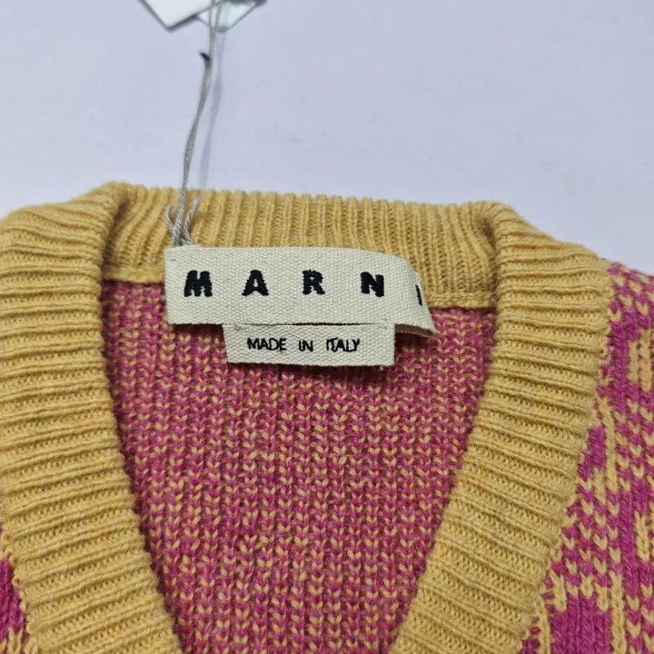 Marni Marni Sleeveless Patterned Knit Vest Size US L / EU 52-54 / 3 - 2 Thumbnail