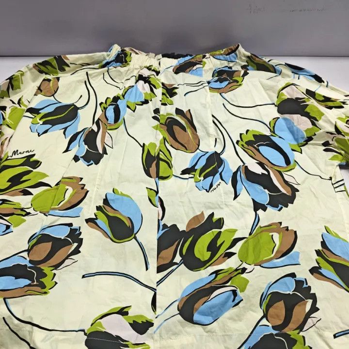 Marni Marni Floral Print Long Sleeve Shirt Size US M / EU 48-50 / 2 - 5 Thumbnail