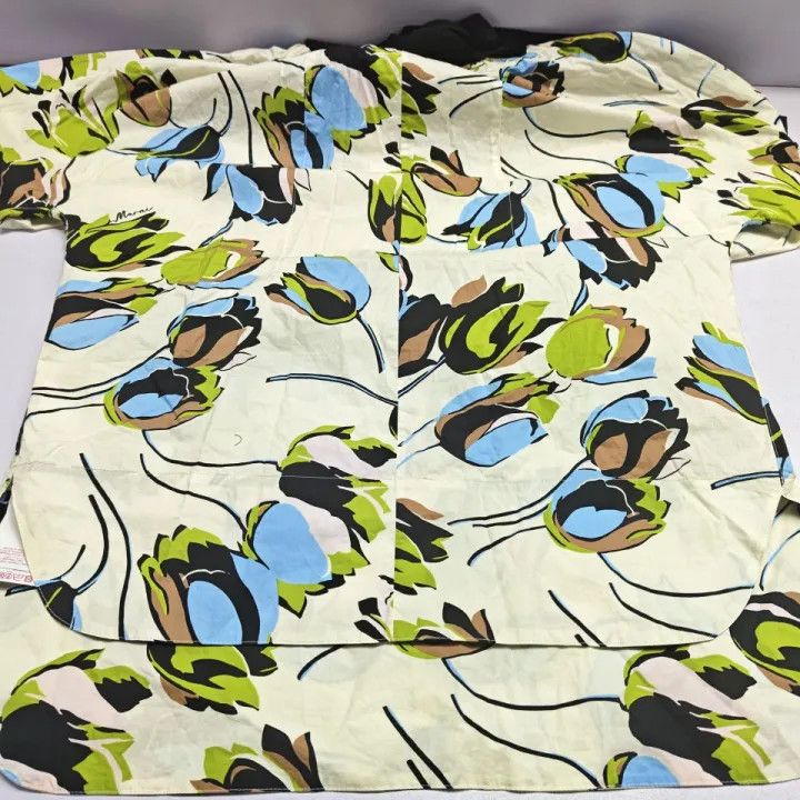 Marni Marni Floral Print Long Sleeve Shirt Size US M / EU 48-50 / 2 - 9 Thumbnail