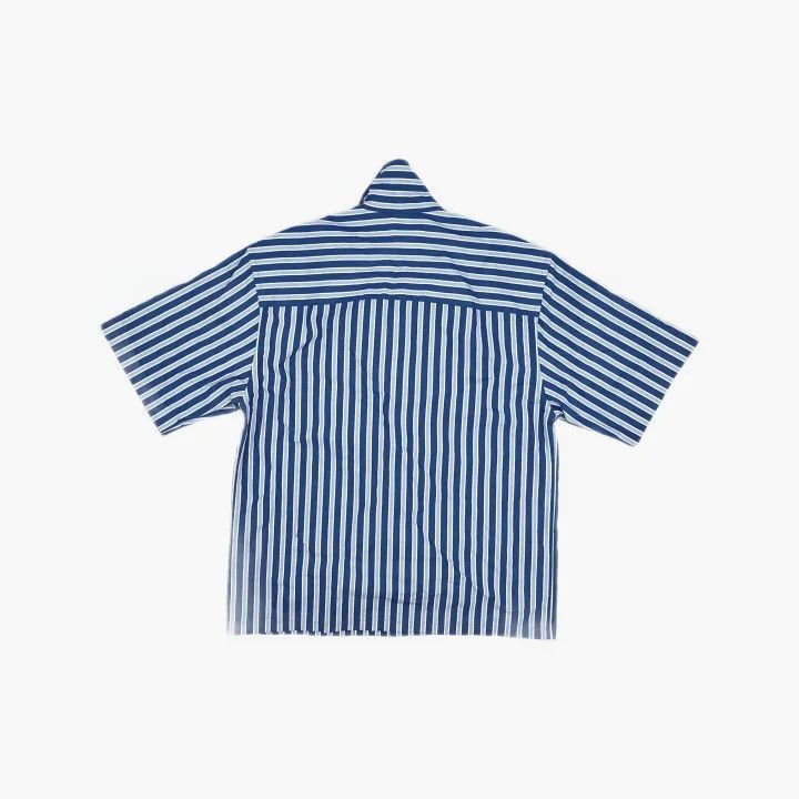 Marni Marni Embroidered Striped Short Sleeve Shirt Size US M / EU 48-50 / 2 - 3 Thumbnail