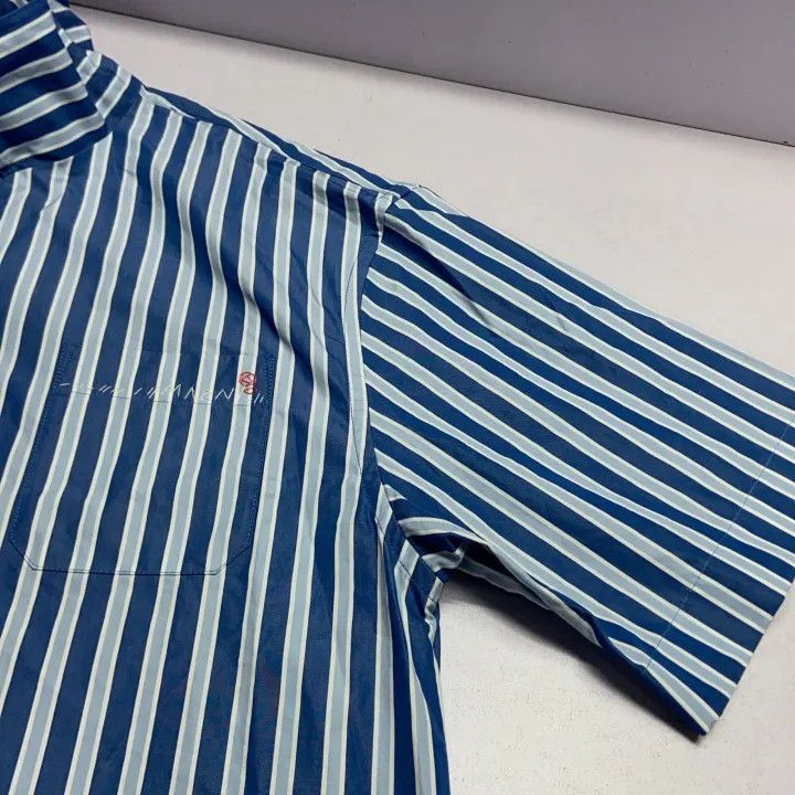 Marni Marni Embroidered Striped Short Sleeve Shirt Size US M / EU 48-50 / 2 - 10 Thumbnail
