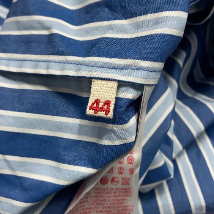 Marni Marni Embroidered Striped Short Sleeve Shirt Size US M / EU 48-50 / 2 - 5 Thumbnail