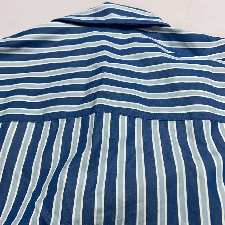 Marni Marni Embroidered Striped Short Sleeve Shirt Size US M / EU 48-50 / 2 - 7 Thumbnail