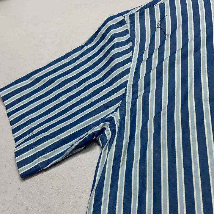 Marni Marni Embroidered Striped Short Sleeve Shirt Size US M / EU 48-50 / 2 - 9 Thumbnail