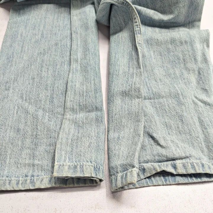 Marni Marni Green Graffiti Embroidered Straight Leg Jeans Size US 32 / EU 48 - 14 Thumbnail