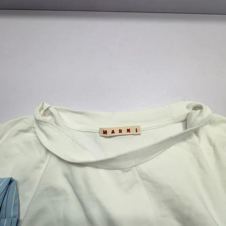Marni Marni Logo Long Sleeve T-Shirt Size US M / EU 48-50 / 2 - 5 Thumbnail