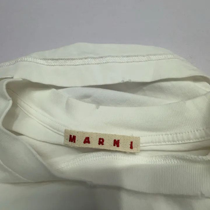 Marni Marni Logo Long Sleeve T-Shirt Size US M / EU 48-50 / 2 - 3 Thumbnail