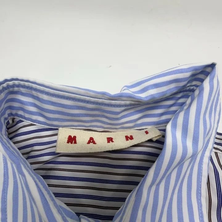 Marni MARNI Striped Long Sleeve Shirt Size US M / EU 48-50 / 2 - 5 Thumbnail