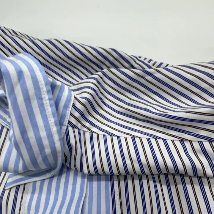 Marni MARNI Striped Long Sleeve Shirt Size US M / EU 48-50 / 2 - 6 Thumbnail