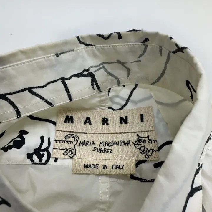 Marni MARNI Casual Button-Up Short Sleeve Shirt Size US M / EU 48-50 / 2 - 5 Thumbnail