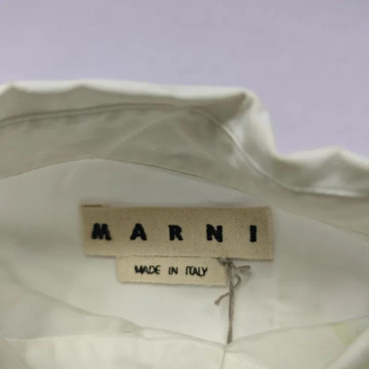 Marni Marni Letter Print Long Sleeve Shirt Size US M / EU 48-50 / 2 - 2 Thumbnail