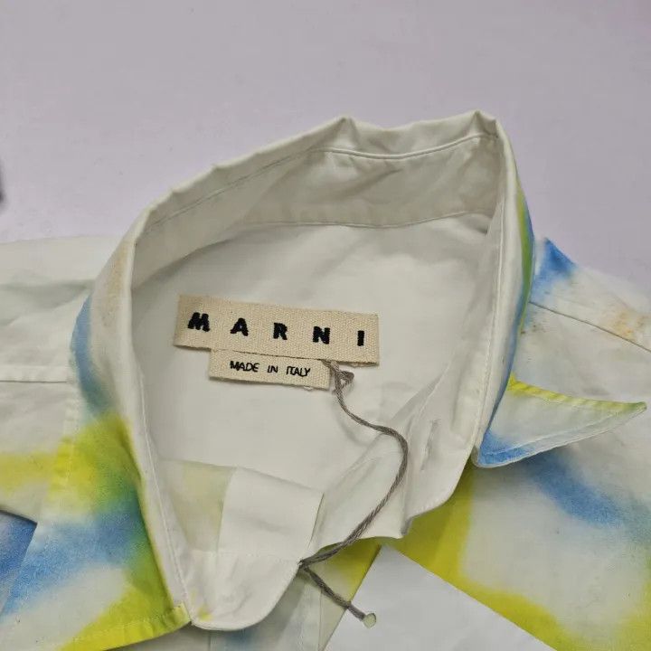 Marni Marni Letter Print Long Sleeve Shirt Size US M / EU 48-50 / 2 - 6 Thumbnail
