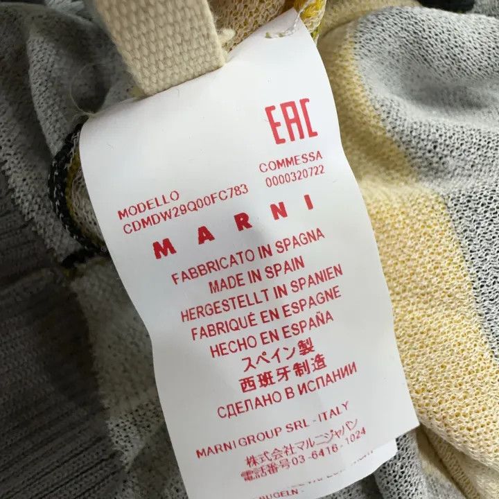 Marni Marni Striped Knit Cardigan with Button Closure Size US M / EU 48-50 / 2 - 5 Thumbnail
