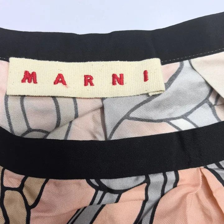 Marni Marni Floral Print Short Skirt Size US 38 / EU 54 - 2 Thumbnail