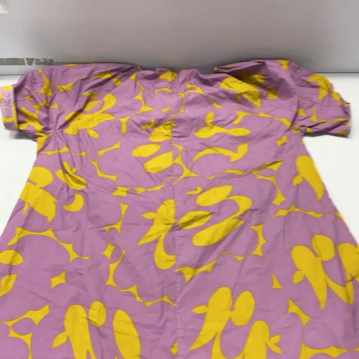 Marni Marni Floral Zip Back Short Sleeve Dress Size US 38 / EU 54 - 7 Thumbnail