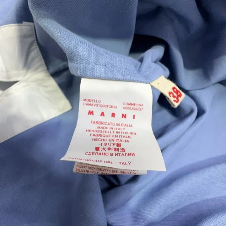 Marni Marni Casual Short Sleeve Top in Blue Size US M / EU 48-50 / 2 - 5 Thumbnail