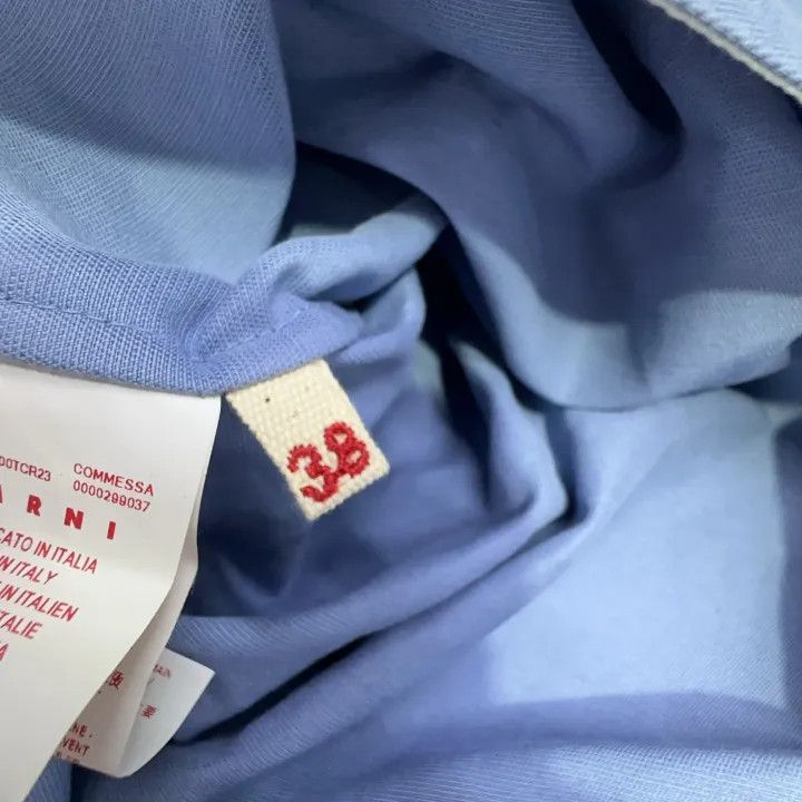 Marni Marni Casual Short Sleeve Top in Blue Size US M / EU 48-50 / 2 - 4 Thumbnail