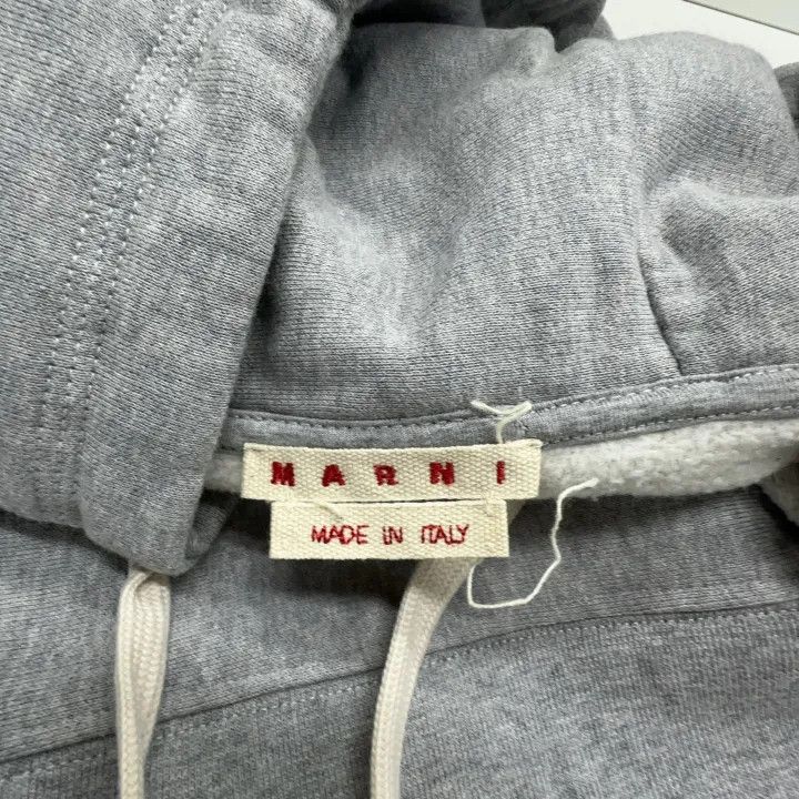 Marni Marni Casual Hoodie with Logo Print Size US M / EU 48-50 / 2 - 5 Thumbnail
