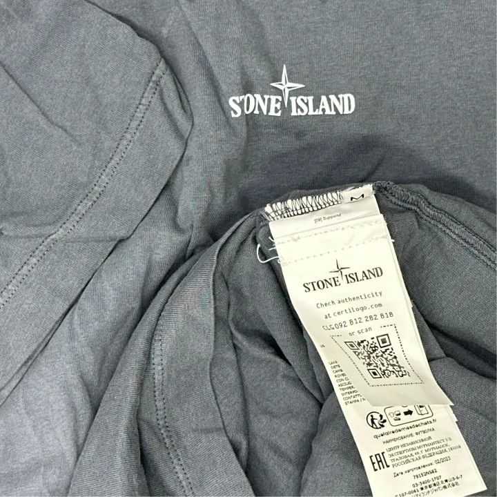 Stone Island Stone Island FW23 Gray Short Sleeve T-Shirt Size US M / EU 48-50 / 2 - 3 Thumbnail