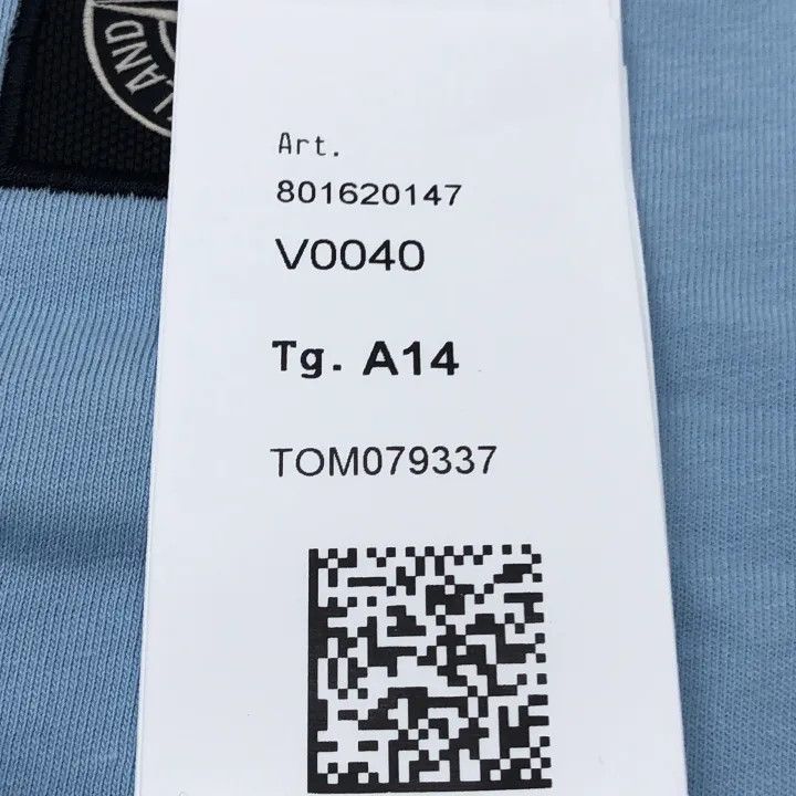 Stone Island Stone Island Kids Blue Logo T-Shirt Size US M / EU 48-50 / 2 - 3 Thumbnail