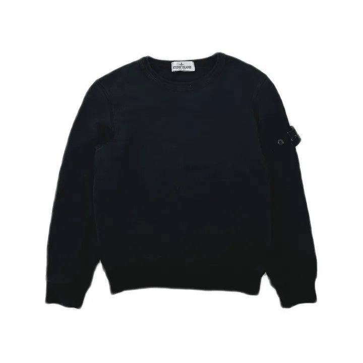 Stone Island Stone Island Black Crew Neck Sweatshirt for Kids Size US S / EU 44-46 / 1 - 2 Thumbnail