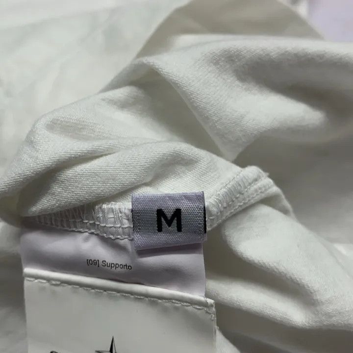 Stone Island Stone Island SS24 White Logo Print T-Shirt Size US M / EU 48-50 / 2 - 5 Thumbnail