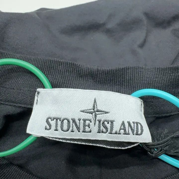 Stone Island Stone Island Cleanfit Black Geometric Logo T-Shirt Size US S / EU 44-46 / 1 - 2 Thumbnail