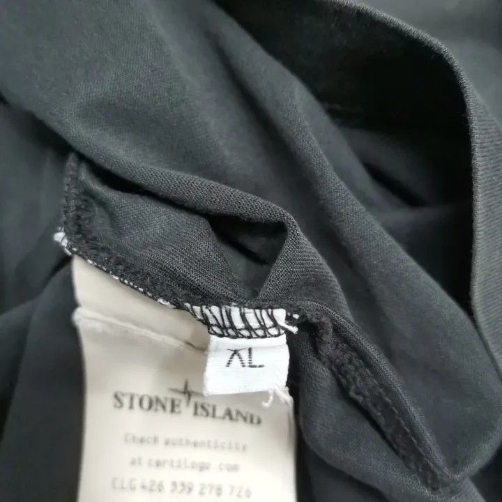 Stone Island Stone Island Black Cleanfit Logo T-Shirt Size US XL / EU 56 / 4 - 5 Thumbnail