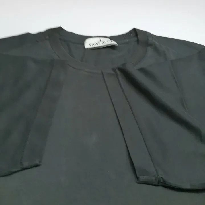 Stone Island Stone Island Black Cleanfit Logo T-Shirt Size US XL / EU 56 / 4 - 11 Thumbnail