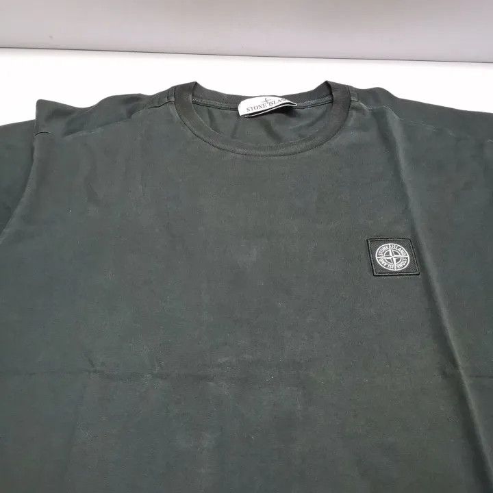 Stone Island Stone Island Black Cleanfit Logo T-Shirt Size US XL / EU 56 / 4 - 10 Thumbnail