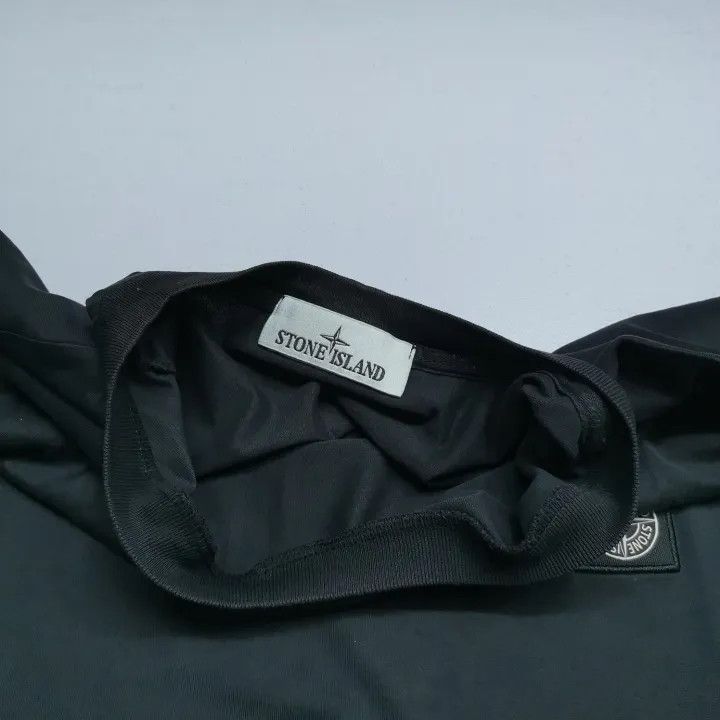 Stone Island Stone Island Black Cleanfit Logo T-Shirt Size US XL / EU 56 / 4 - 9 Thumbnail