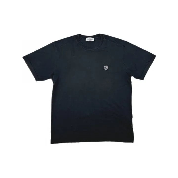 Stone Island Stone Island Black Cleanfit Logo T-Shirt Size US XL / EU 56 / 4 - 2 Thumbnail