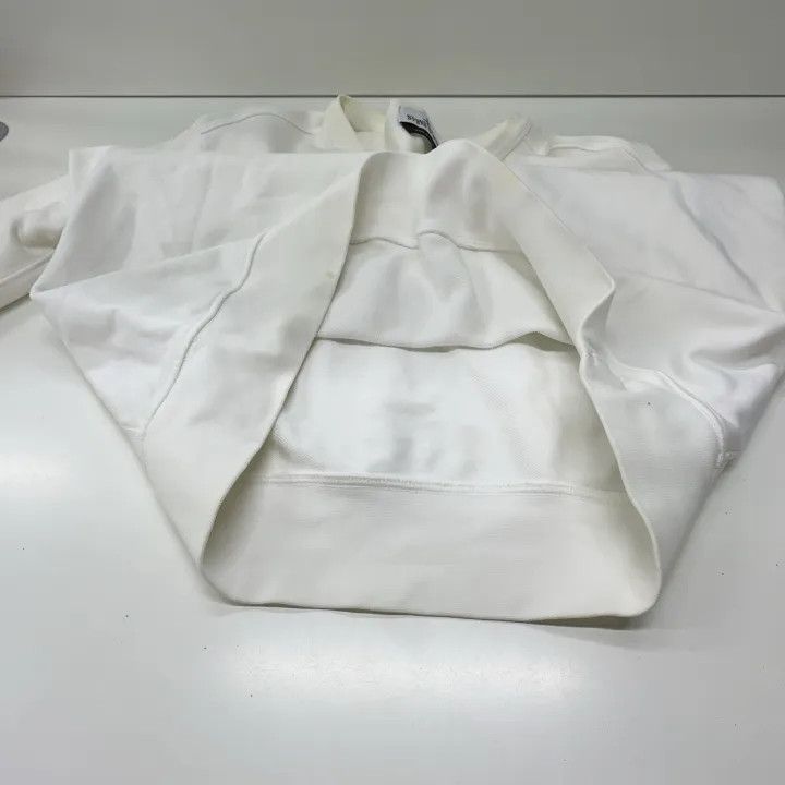 Stone Island Stone Island White Logo Crewneck Sweatshirt Size US XXL / EU 58 / 5 - 11 Thumbnail