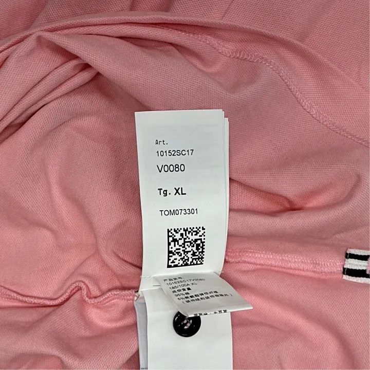 Stone Island Stone Island Pink Short Sleeve Polo Shirt Size US XL / EU 56 / 4 - 3 Thumbnail
