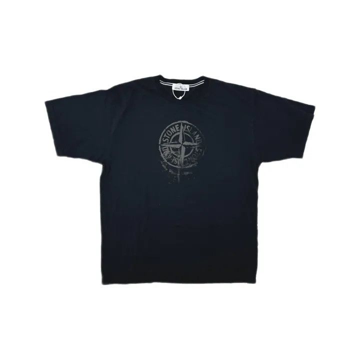 Stone Island Stone Island Black Compass Logo T-Shirt Size US L / EU 52-54 / 3 - 2 Thumbnail