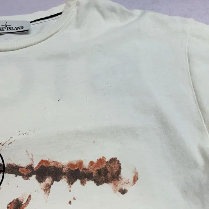 Stone Island Stone Island Graphic Cotton Short Sleeve Tee Size US L / EU 52-54 / 3 - 8 Thumbnail