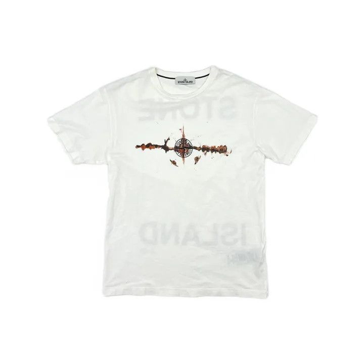 Stone Island Stone Island Graphic Cotton Short Sleeve Tee Size US L / EU 52-54 / 3 - 2 Thumbnail