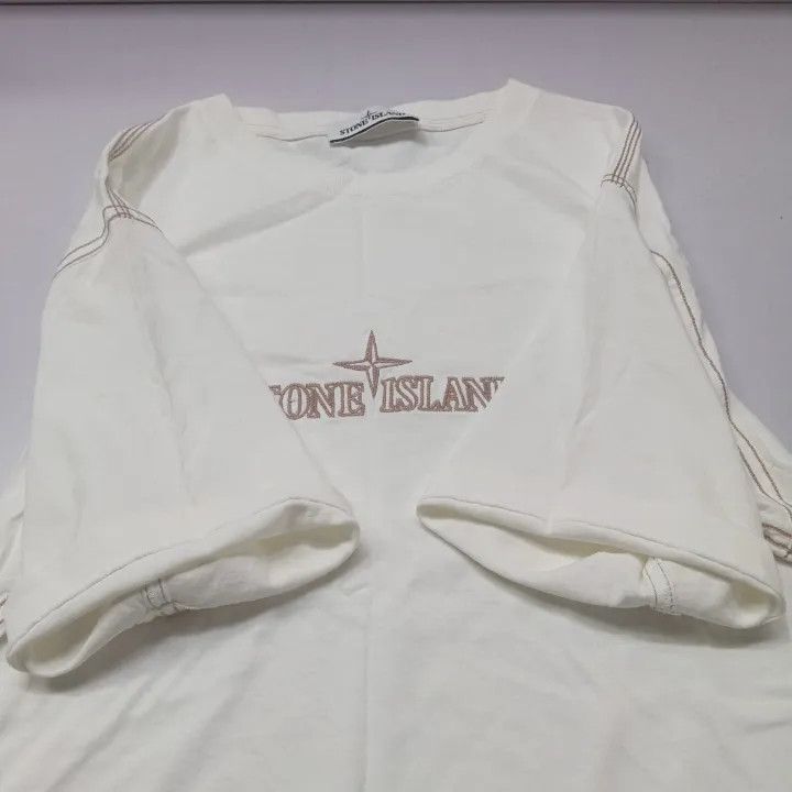 Stone Island Stone Island Embroidered Logo Short Sleeve T-shirt Size US L / EU 52-54 / 3 - 12 Thumbnail