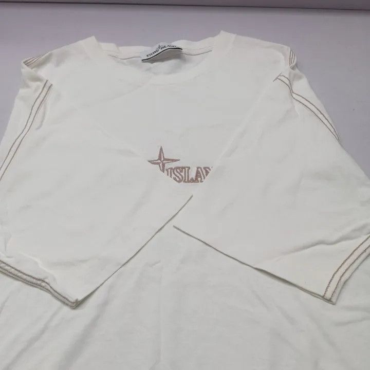Stone Island Stone Island Embroidered Logo Short Sleeve T-shirt Size US L / EU 52-54 / 3 - 11 Thumbnail