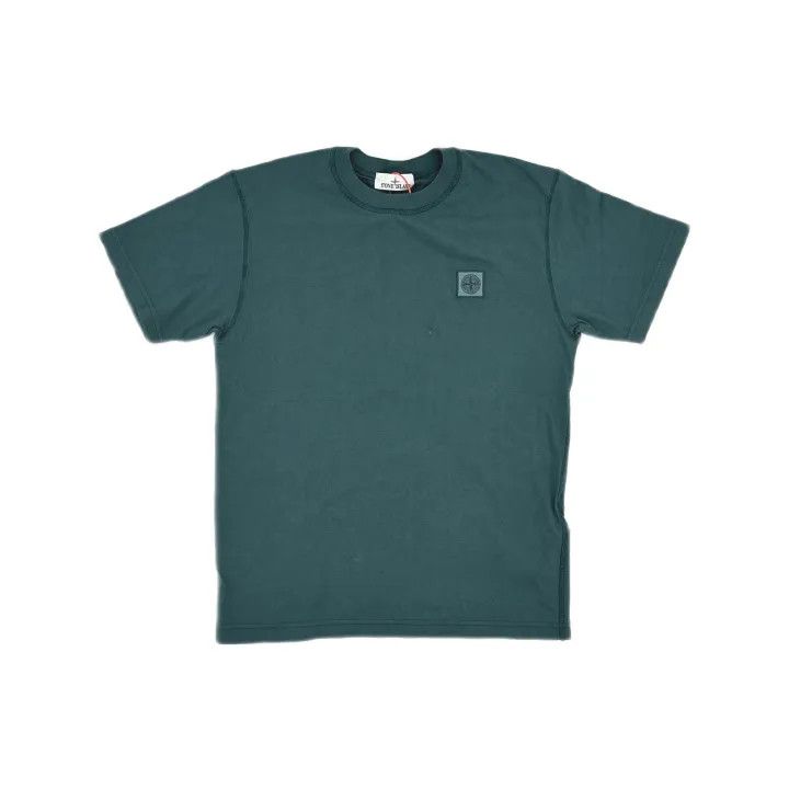 Stone Island Stone Island Green Logo Short Sleeve T-Shirt Size US M / EU 48-50 / 2 - 2 Thumbnail